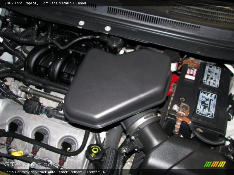 Light Sage Metallic / Camel 2007 Ford Edge SE