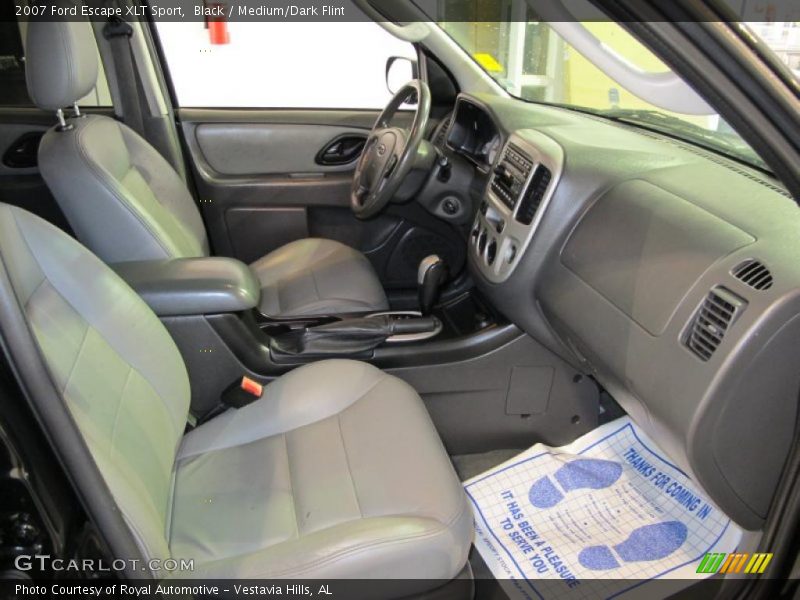 Black / Medium/Dark Flint 2007 Ford Escape XLT Sport