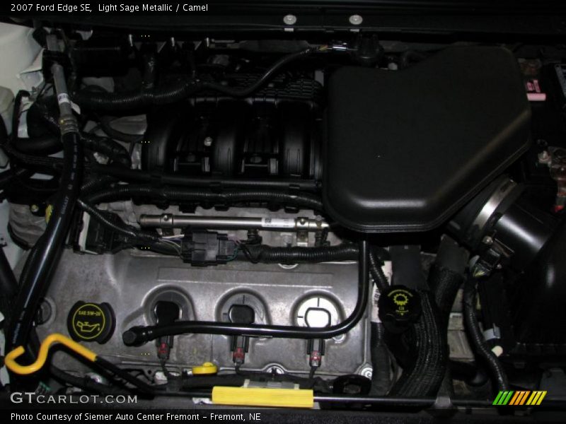 Light Sage Metallic / Camel 2007 Ford Edge SE