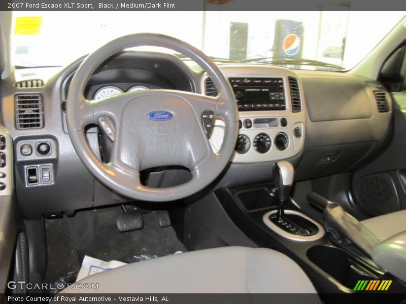 Black / Medium/Dark Flint 2007 Ford Escape XLT Sport