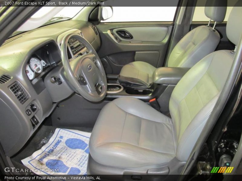 Black / Medium/Dark Flint 2007 Ford Escape XLT Sport
