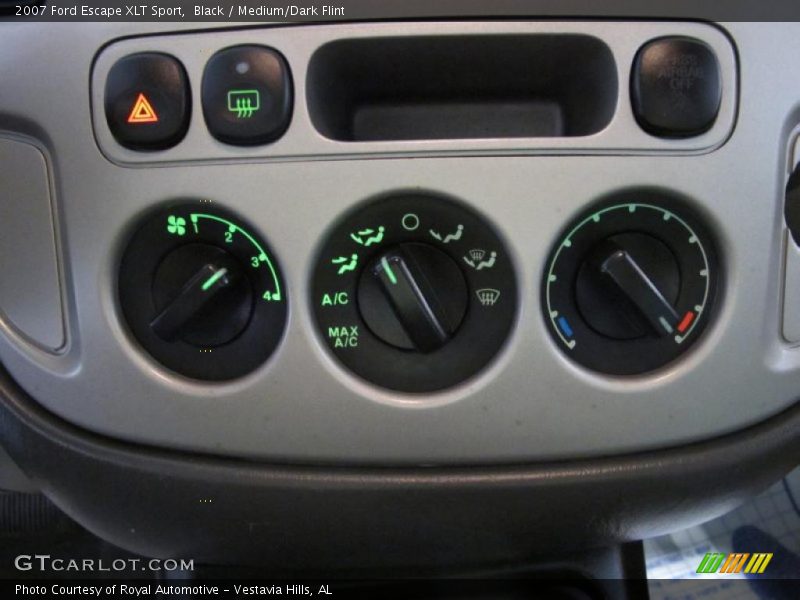 Black / Medium/Dark Flint 2007 Ford Escape XLT Sport
