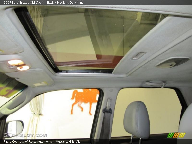 Black / Medium/Dark Flint 2007 Ford Escape XLT Sport