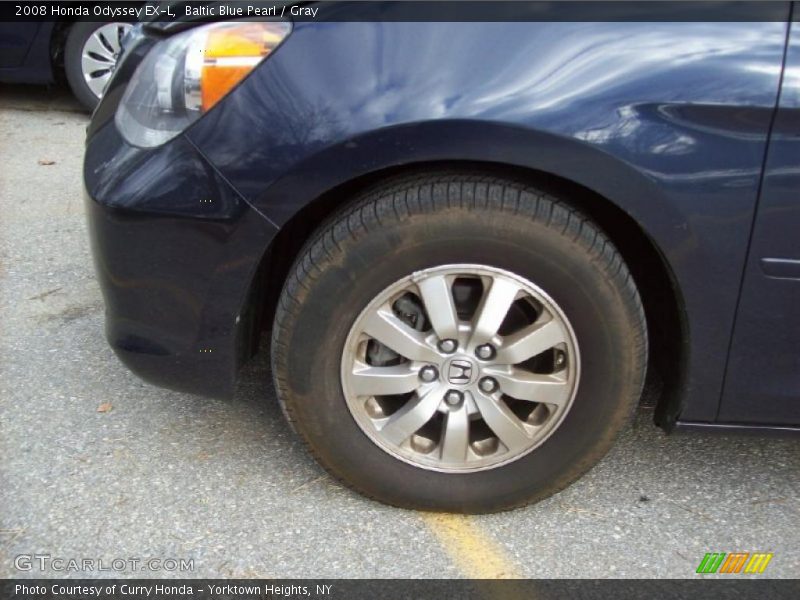 Baltic Blue Pearl / Gray 2008 Honda Odyssey EX-L