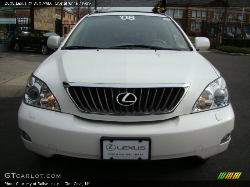 Crystal White / Ivory 2008 Lexus RX 350 AWD