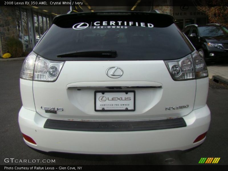 Crystal White / Ivory 2008 Lexus RX 350 AWD