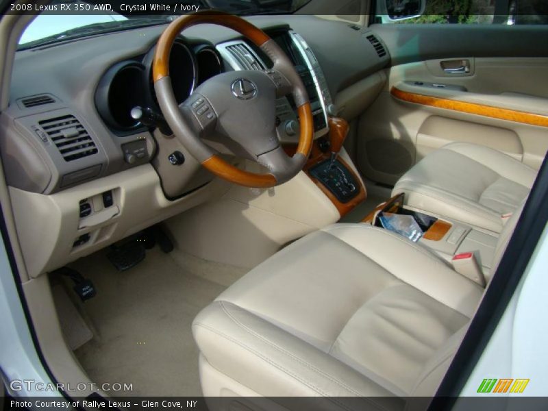 Crystal White / Ivory 2008 Lexus RX 350 AWD