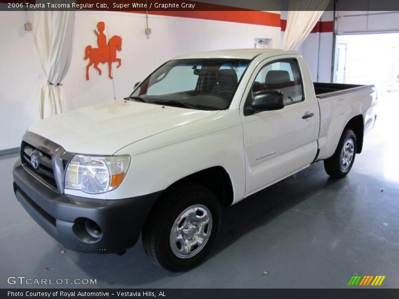 Super White / Graphite Gray 2006 Toyota Tacoma Regular Cab
