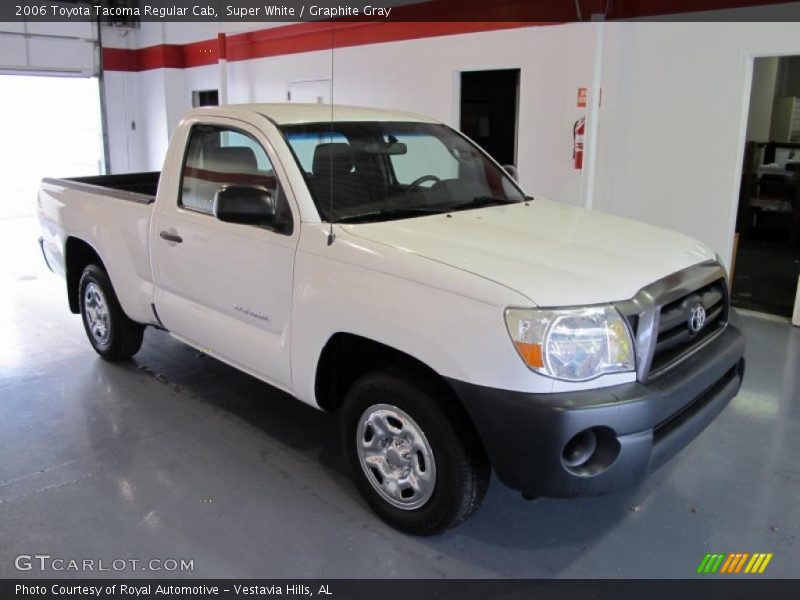 Super White / Graphite Gray 2006 Toyota Tacoma Regular Cab