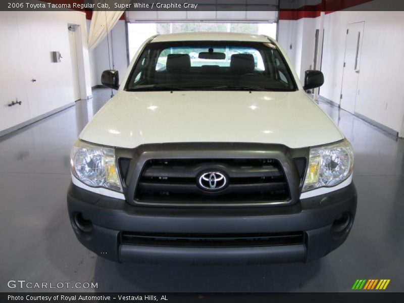 Super White / Graphite Gray 2006 Toyota Tacoma Regular Cab