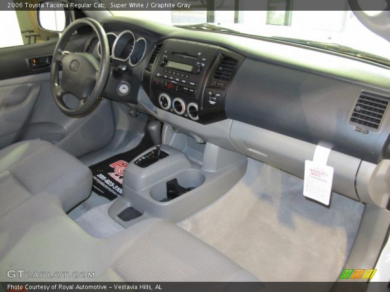 Super White / Graphite Gray 2006 Toyota Tacoma Regular Cab