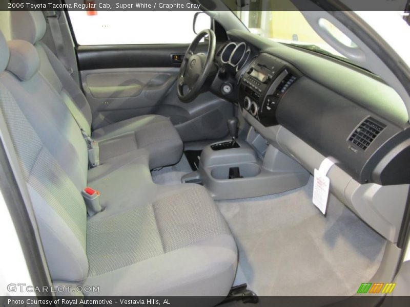 Super White / Graphite Gray 2006 Toyota Tacoma Regular Cab