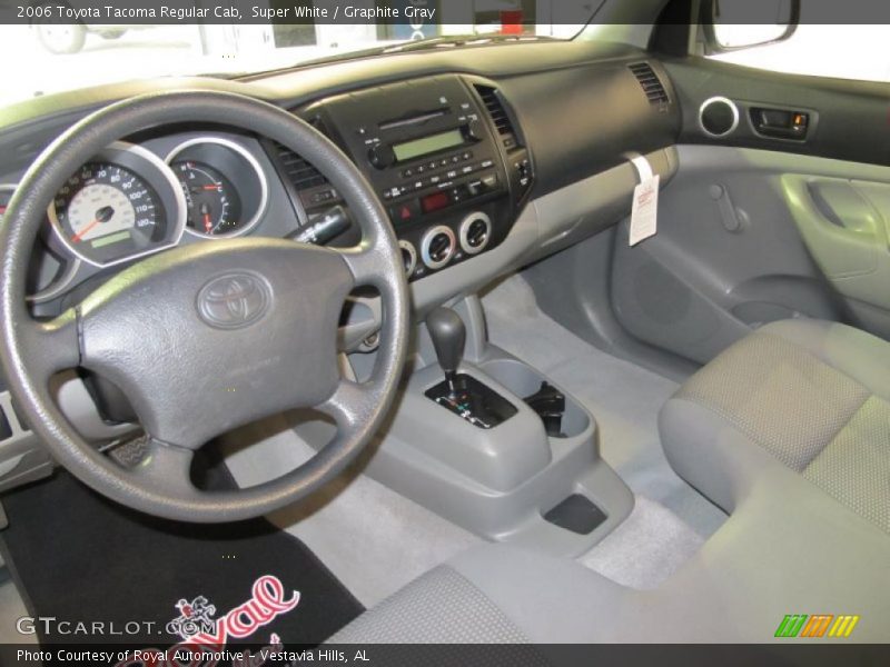 Super White / Graphite Gray 2006 Toyota Tacoma Regular Cab