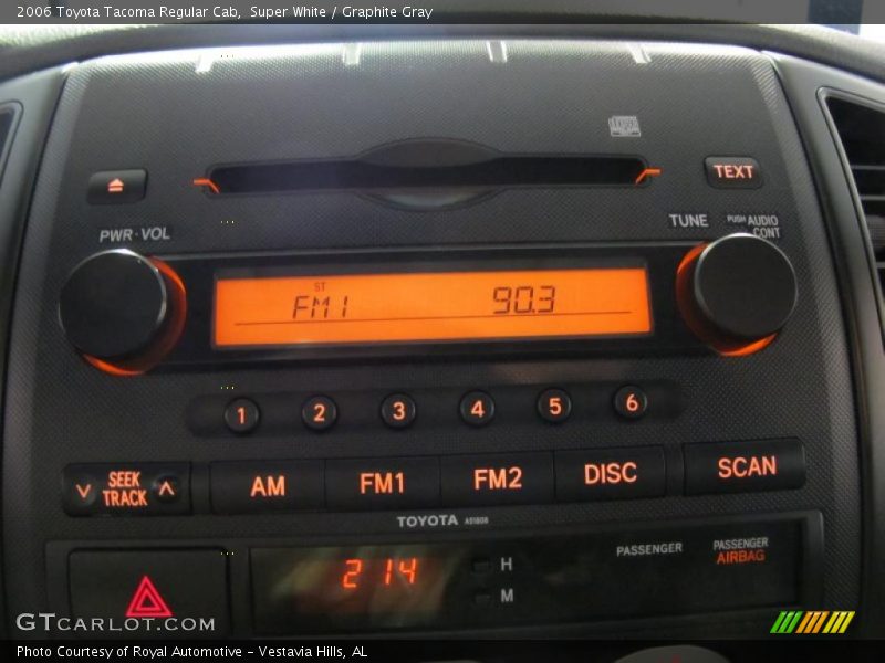 Super White / Graphite Gray 2006 Toyota Tacoma Regular Cab