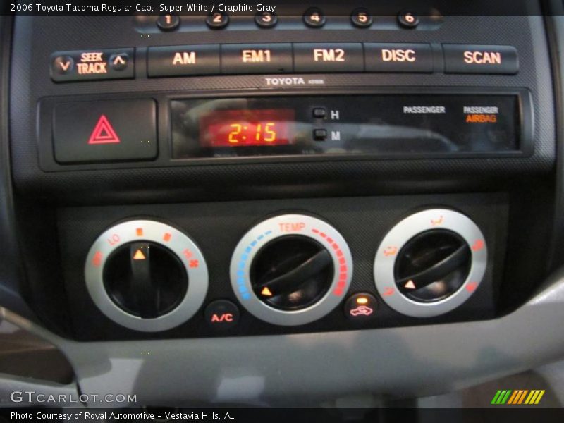 Super White / Graphite Gray 2006 Toyota Tacoma Regular Cab