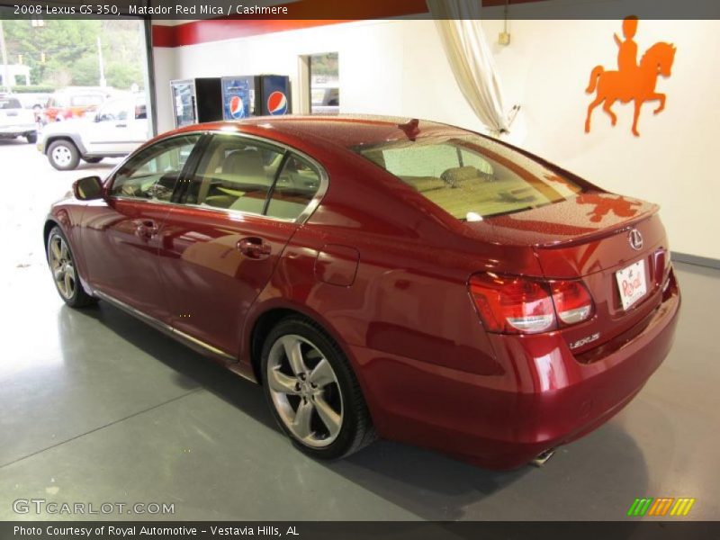 Matador Red Mica / Cashmere 2008 Lexus GS 350