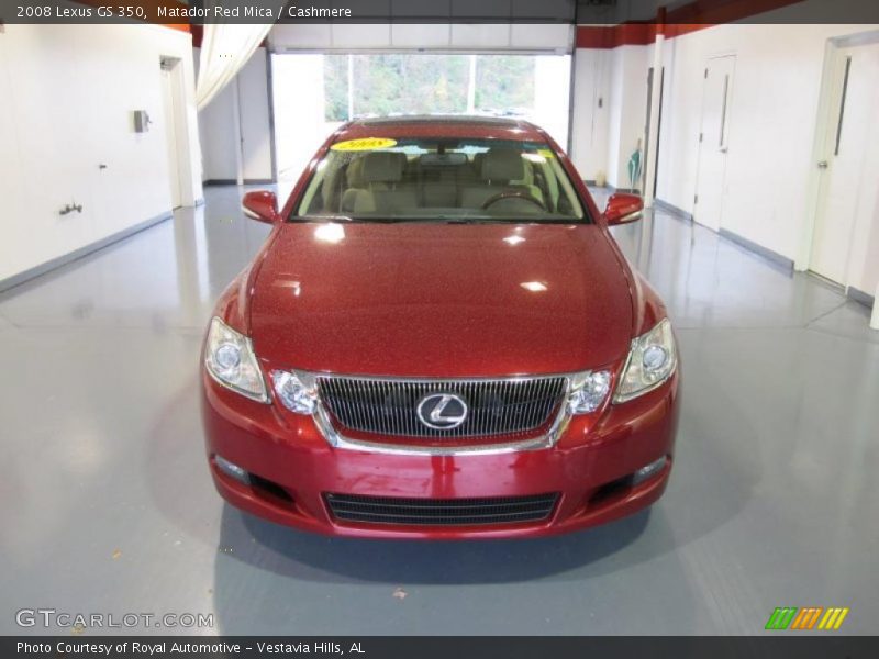 Matador Red Mica / Cashmere 2008 Lexus GS 350