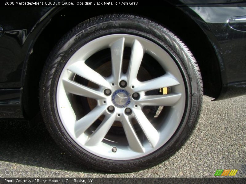 Obsidian Black Metallic / Ash Grey 2008 Mercedes-Benz CLK 350 Coupe