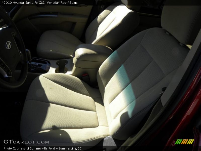 Venetian Red / Beige 2010 Hyundai Santa Fe GLS