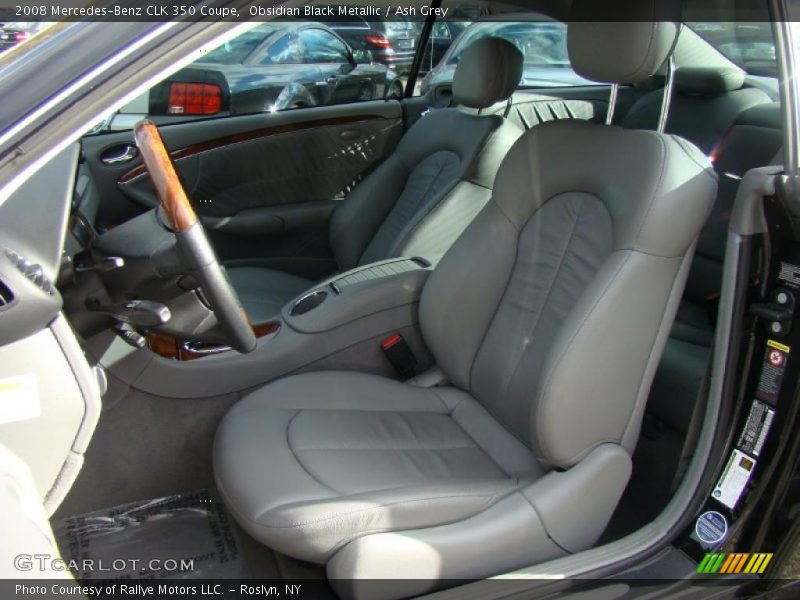 Obsidian Black Metallic / Ash Grey 2008 Mercedes-Benz CLK 350 Coupe