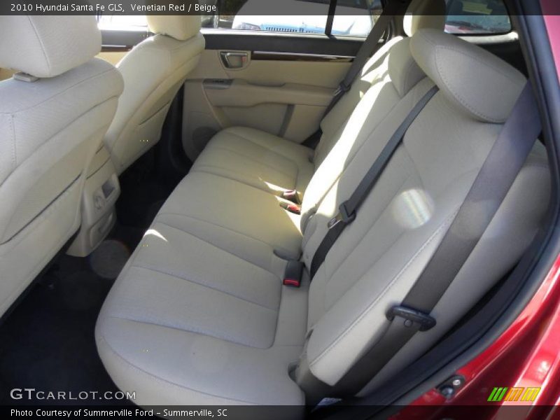 Venetian Red / Beige 2010 Hyundai Santa Fe GLS
