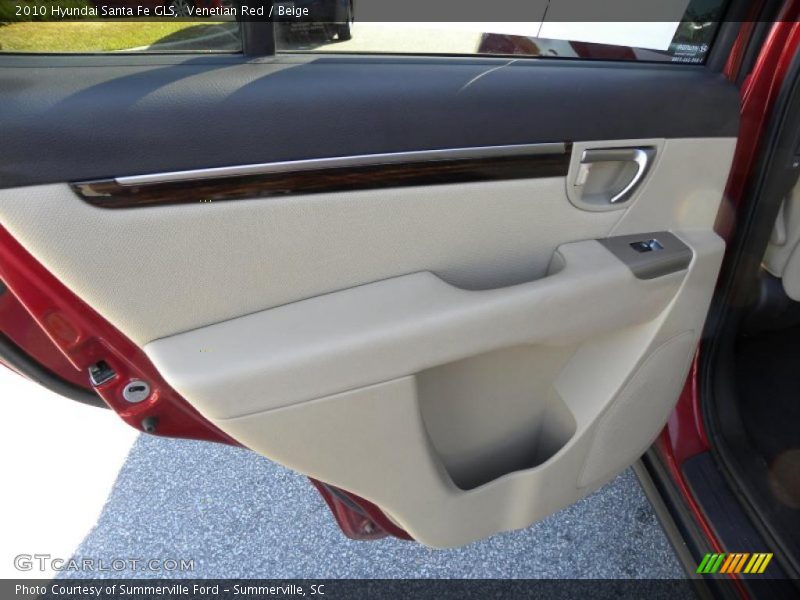 Venetian Red / Beige 2010 Hyundai Santa Fe GLS