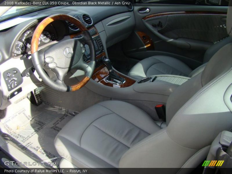 Obsidian Black Metallic / Ash Grey 2008 Mercedes-Benz CLK 350 Coupe