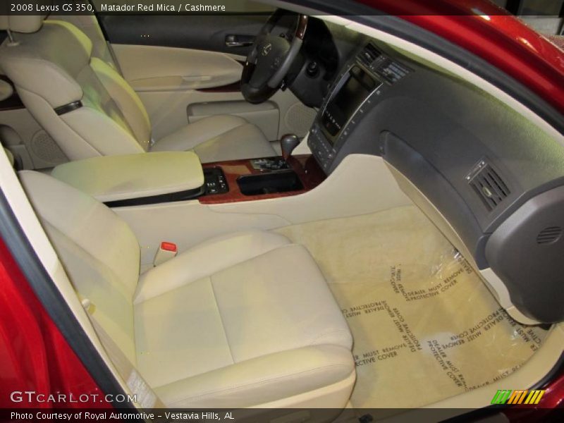 Matador Red Mica / Cashmere 2008 Lexus GS 350