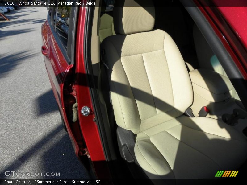 Venetian Red / Beige 2010 Hyundai Santa Fe GLS