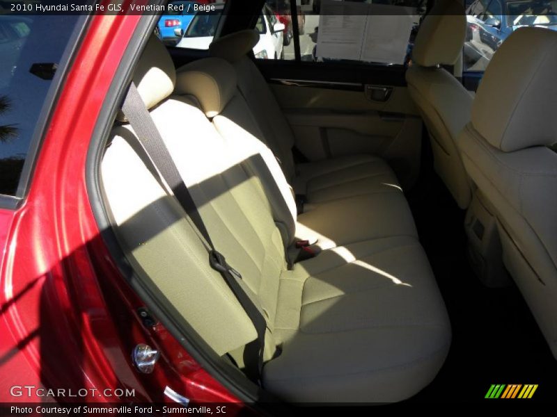 Venetian Red / Beige 2010 Hyundai Santa Fe GLS