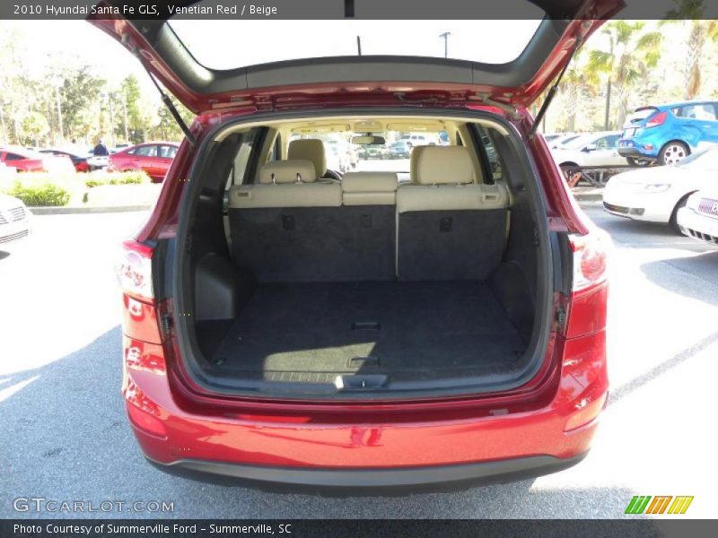 Venetian Red / Beige 2010 Hyundai Santa Fe GLS