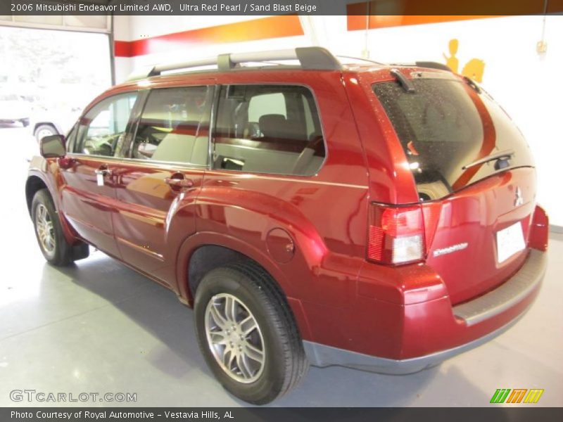 Ultra Red Pearl / Sand Blast Beige 2006 Mitsubishi Endeavor Limited AWD