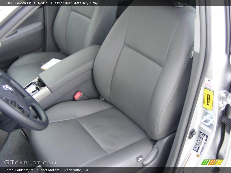 Classic Silver Metallic / Gray 2008 Toyota Prius Hybrid