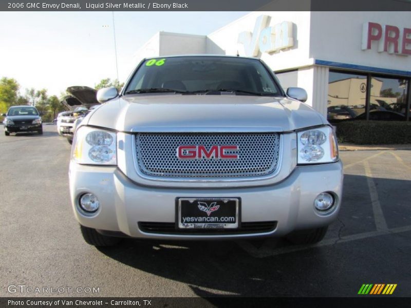 Liquid Silver Metallic / Ebony Black 2006 GMC Envoy Denali