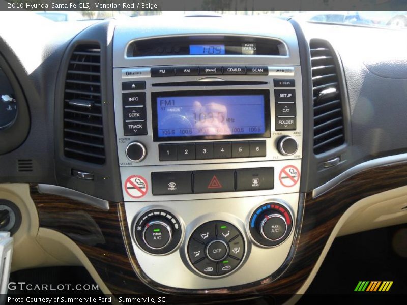 Venetian Red / Beige 2010 Hyundai Santa Fe GLS