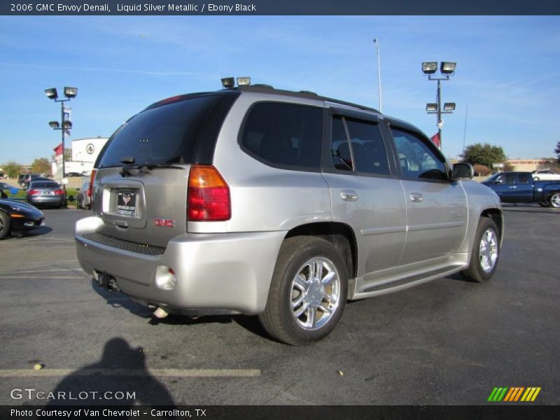 Liquid Silver Metallic / Ebony Black 2006 GMC Envoy Denali