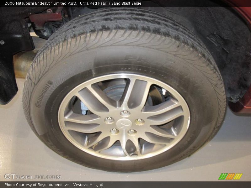 Ultra Red Pearl / Sand Blast Beige 2006 Mitsubishi Endeavor Limited AWD