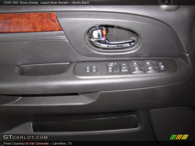 Liquid Silver Metallic / Ebony Black 2006 GMC Envoy Denali