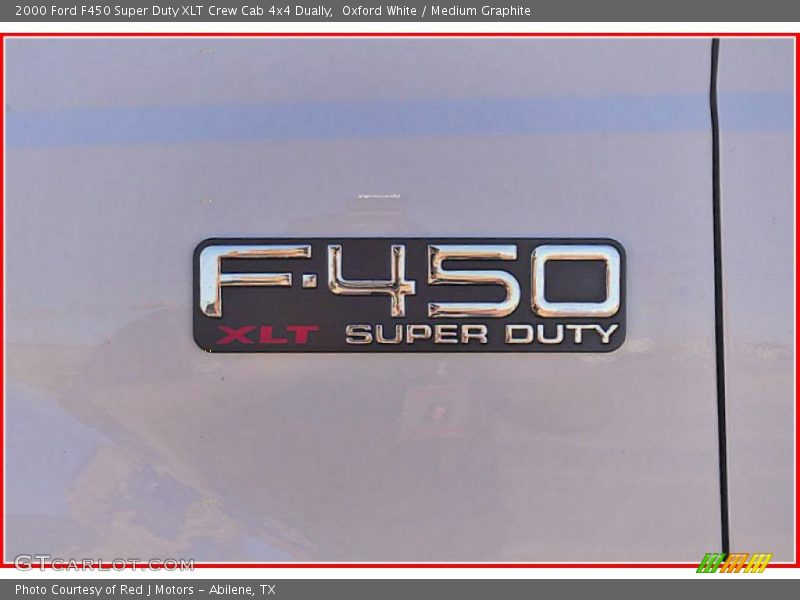  2000 F450 Super Duty XLT Crew Cab 4x4 Dually Logo