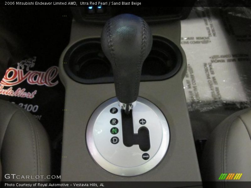  2006 Endeavor Limited AWD 4 Speed Sportronic Automatic Shifter
