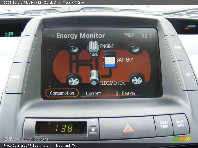 Classic Silver Metallic / Gray 2008 Toyota Prius Hybrid