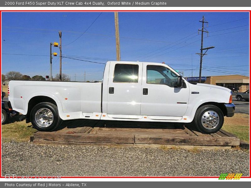  2000 F450 Super Duty XLT Crew Cab 4x4 Dually Oxford White