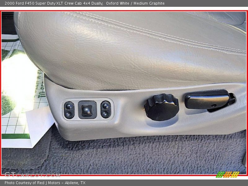 Oxford White / Medium Graphite 2000 Ford F450 Super Duty XLT Crew Cab 4x4 Dually