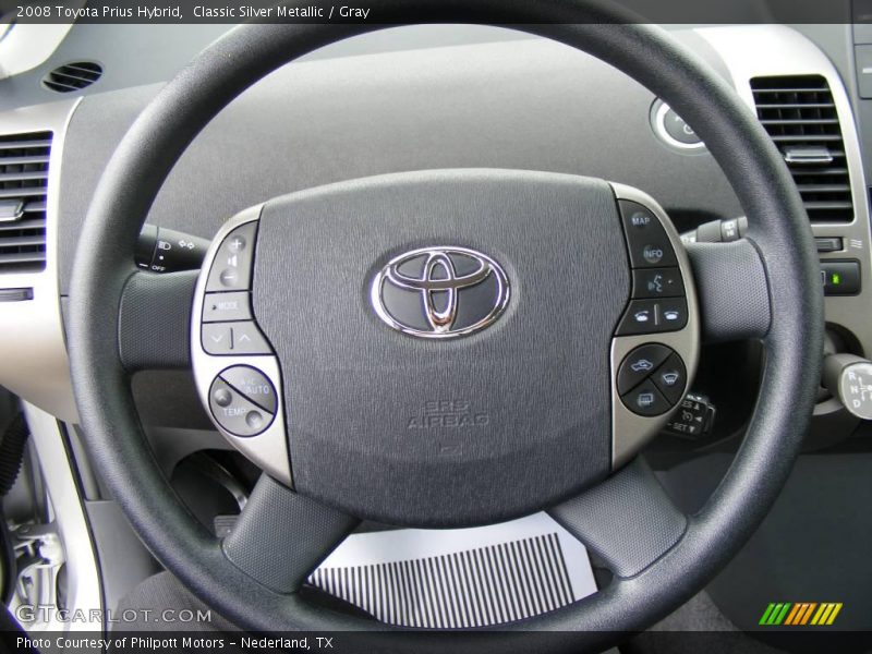 Classic Silver Metallic / Gray 2008 Toyota Prius Hybrid