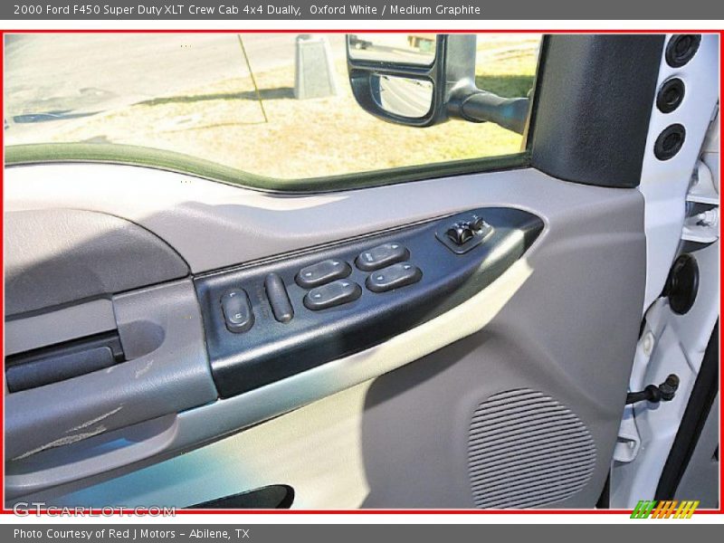 Oxford White / Medium Graphite 2000 Ford F450 Super Duty XLT Crew Cab 4x4 Dually