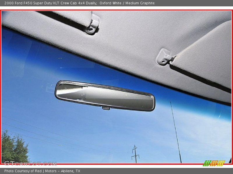 Oxford White / Medium Graphite 2000 Ford F450 Super Duty XLT Crew Cab 4x4 Dually