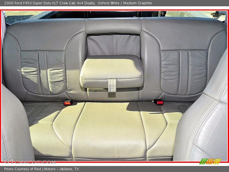 Oxford White / Medium Graphite 2000 Ford F450 Super Duty XLT Crew Cab 4x4 Dually