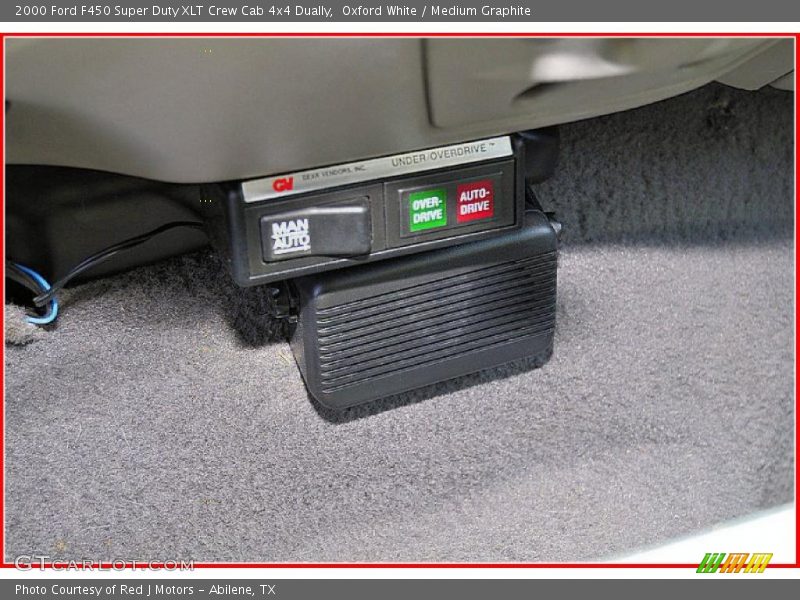 Oxford White / Medium Graphite 2000 Ford F450 Super Duty XLT Crew Cab 4x4 Dually