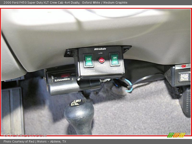 Oxford White / Medium Graphite 2000 Ford F450 Super Duty XLT Crew Cab 4x4 Dually