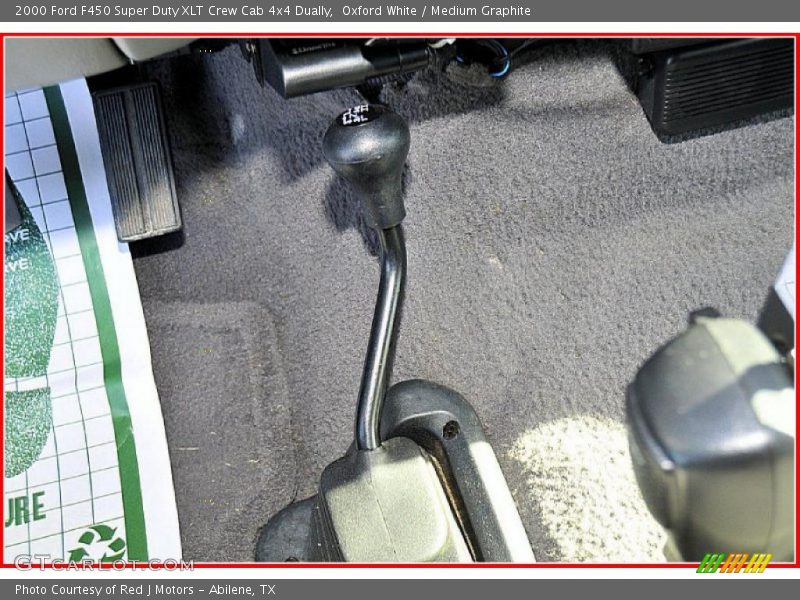 Oxford White / Medium Graphite 2000 Ford F450 Super Duty XLT Crew Cab 4x4 Dually